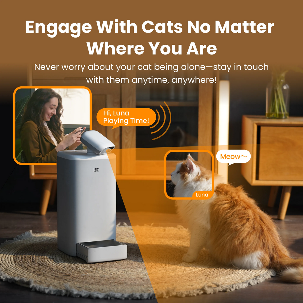 The Pawvola Deluxe Smart Feeder